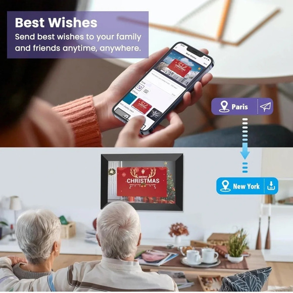 NIB 10.1 Inch WiFi Digital Picture Frame - Picture 5 of 6